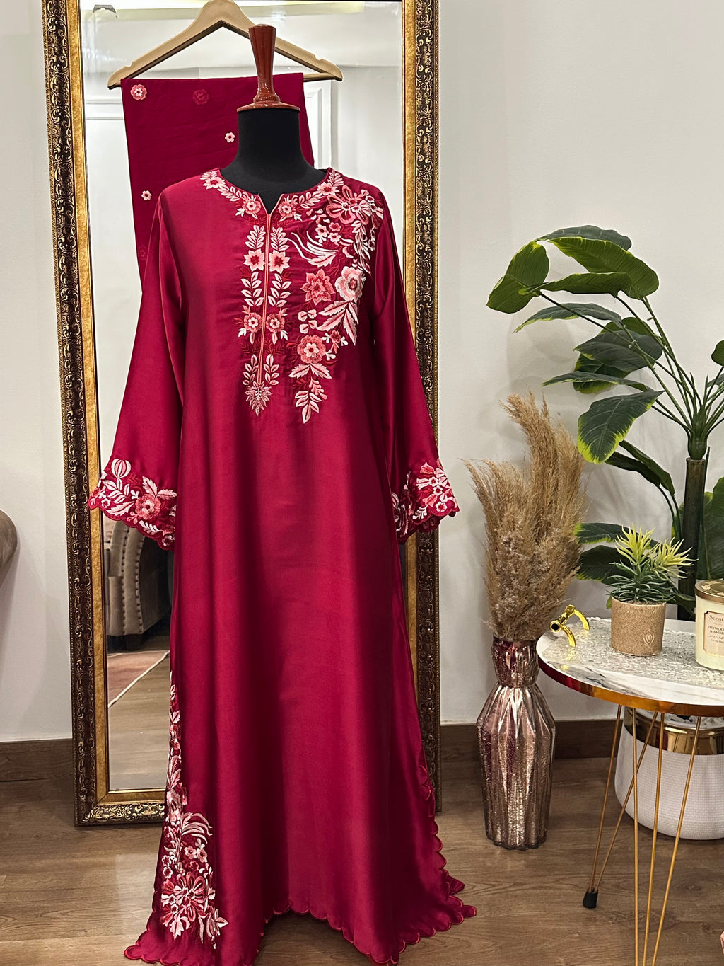Serene Kaftan Hot Pink
