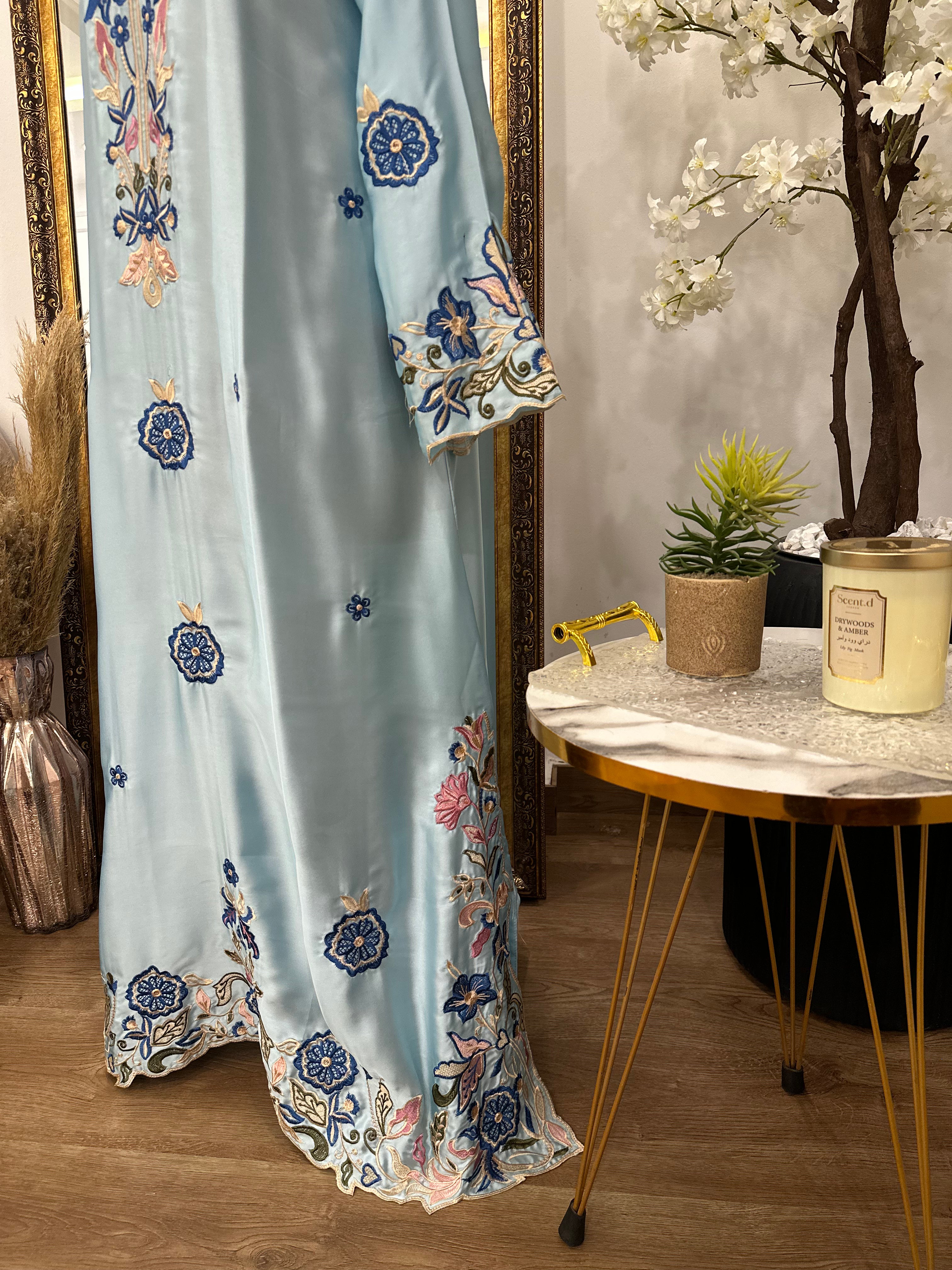 Mehak Kaftan – Ice Blue
