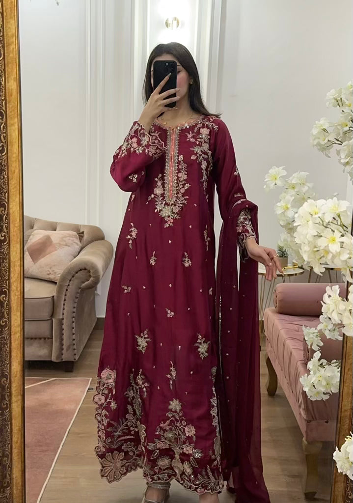 Virsa Kaftan – Hotpink
