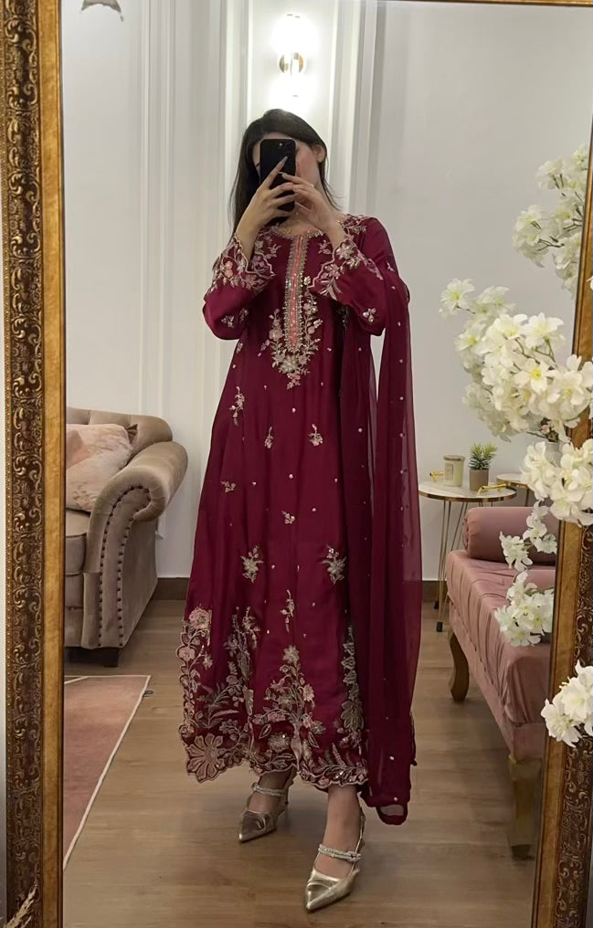 Virsa Kaftan – Hotpink