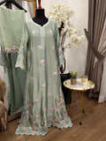 Ranjha Kaftan – Mint Green