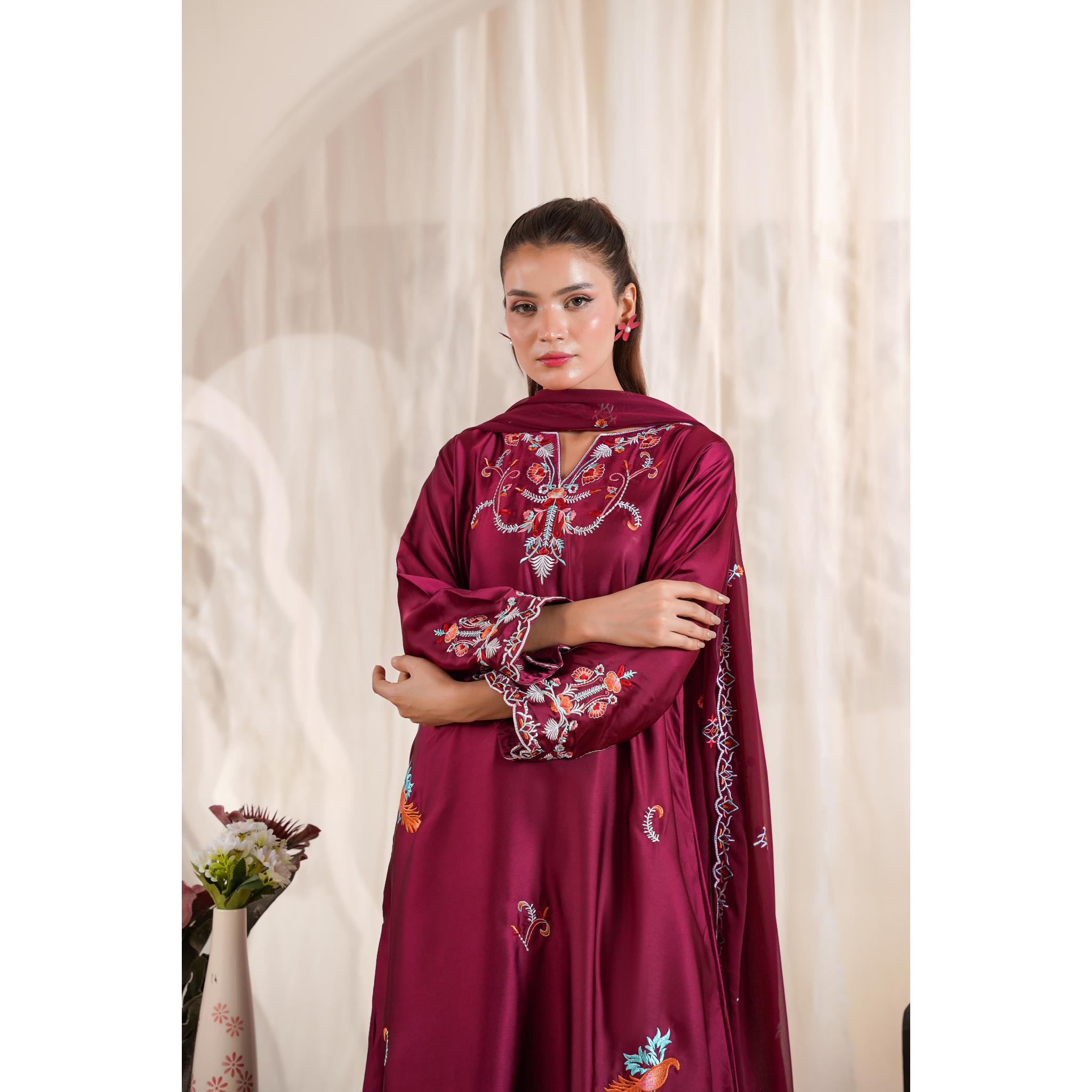 Kaftan 5 Maroon