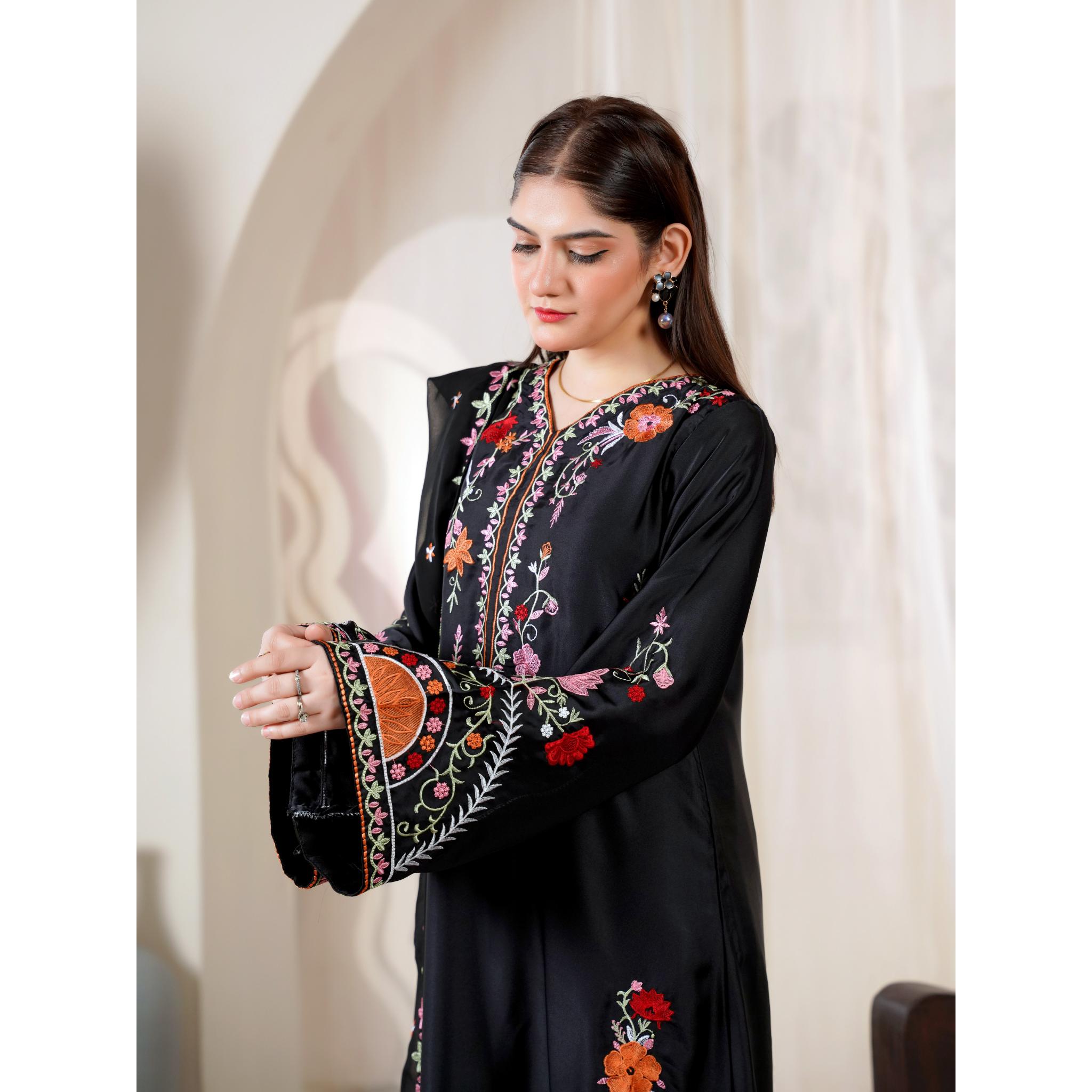 Sana Kaftan Black