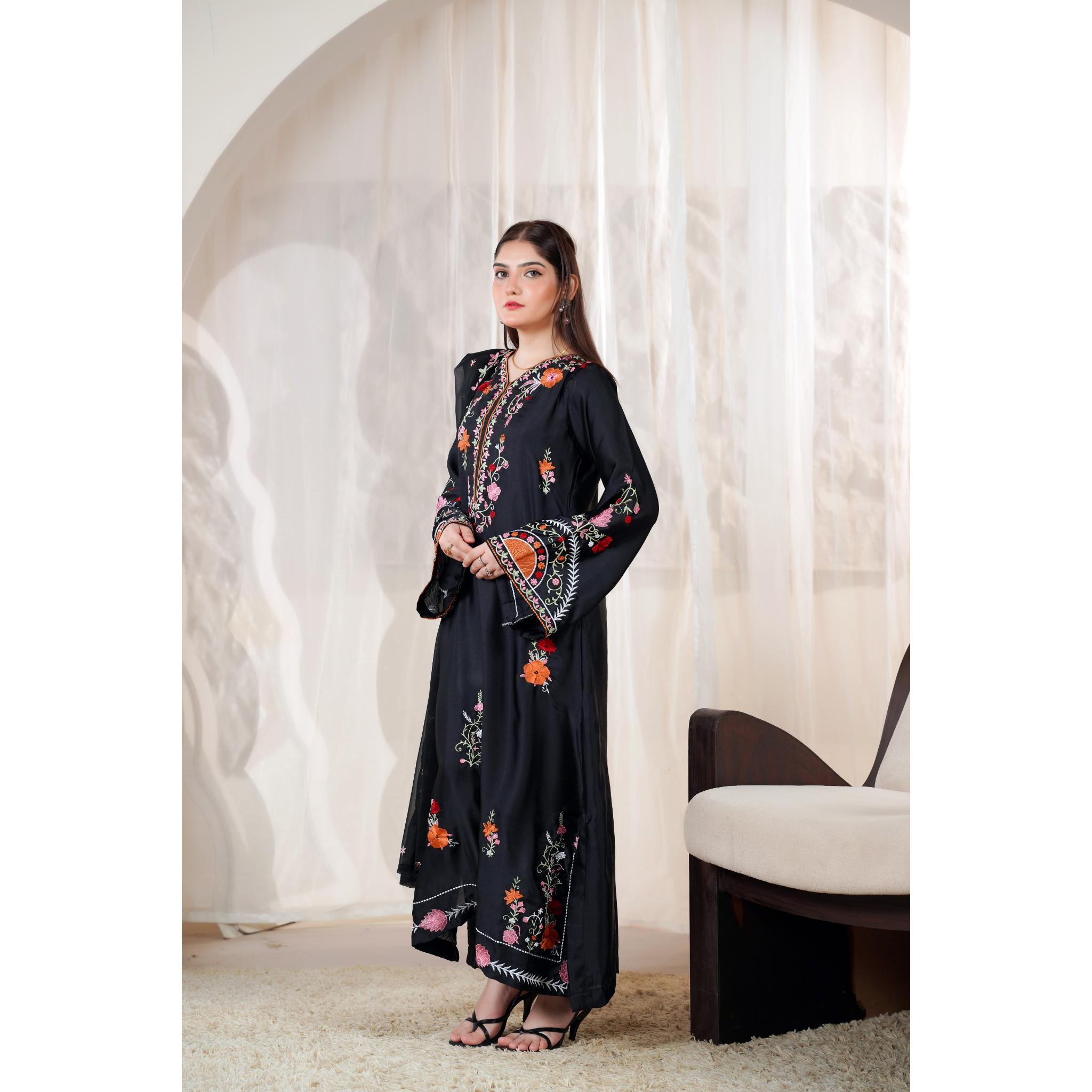 Sana Kaftan Black