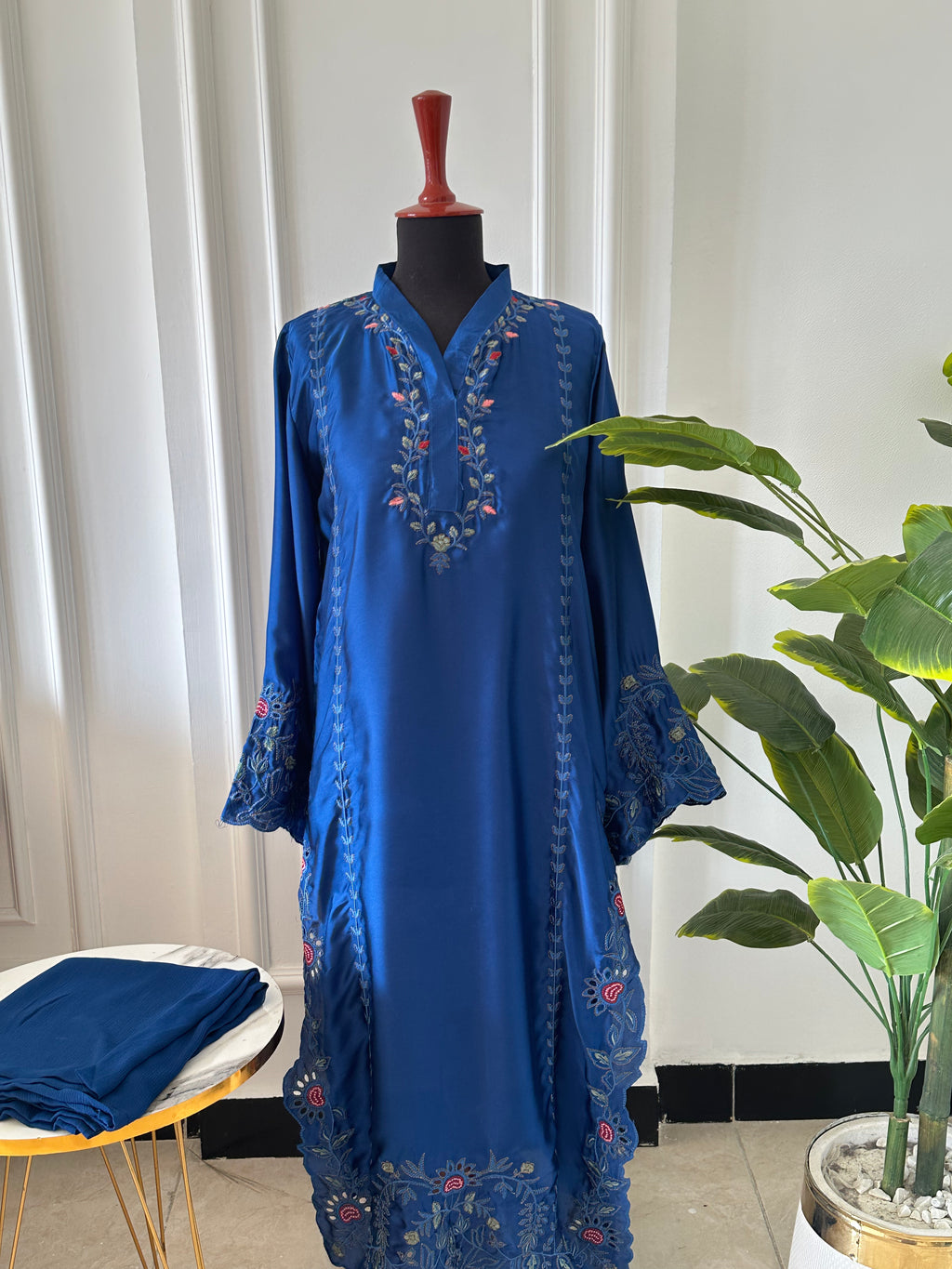 Laser Cutwork Blue