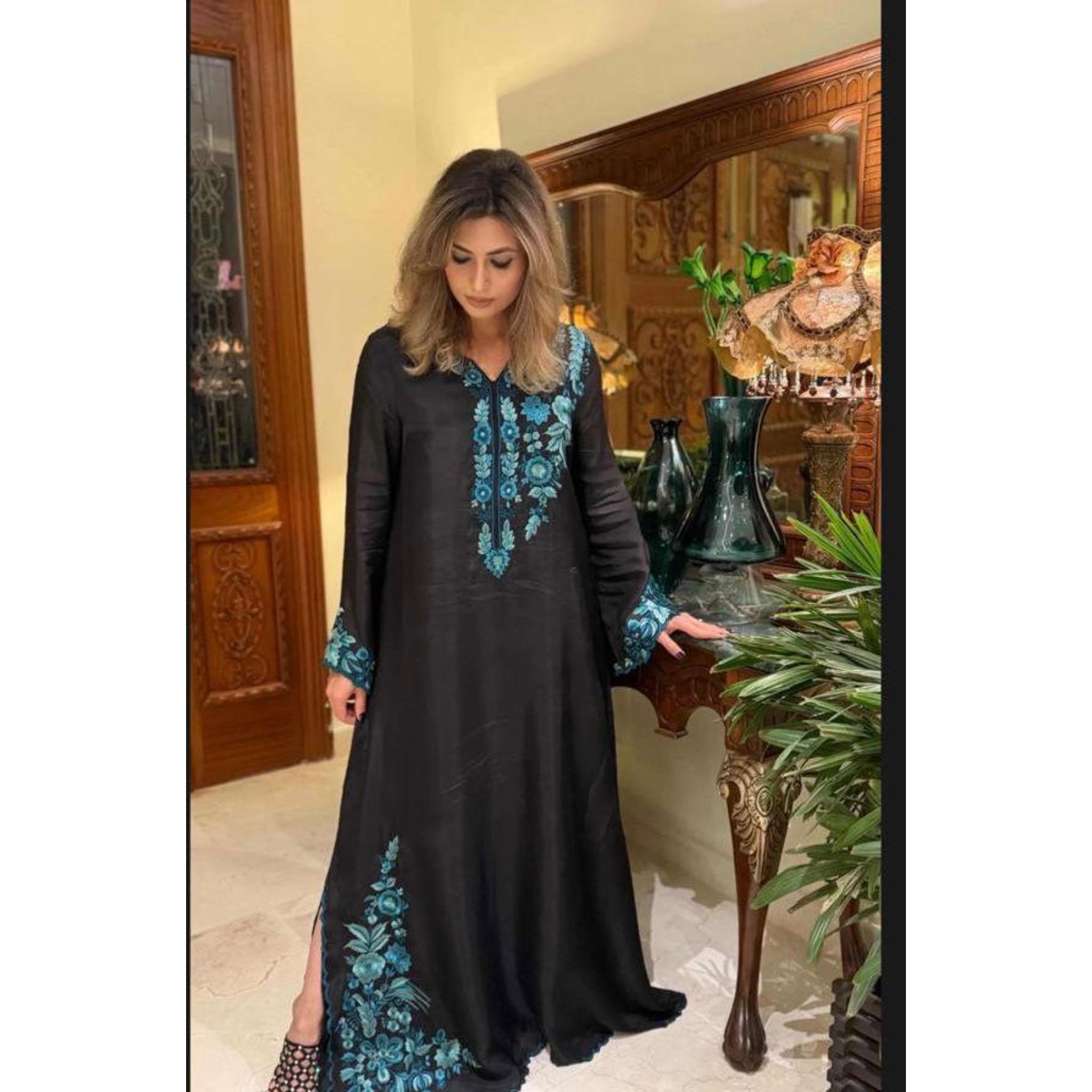 Kaftan Silk Black