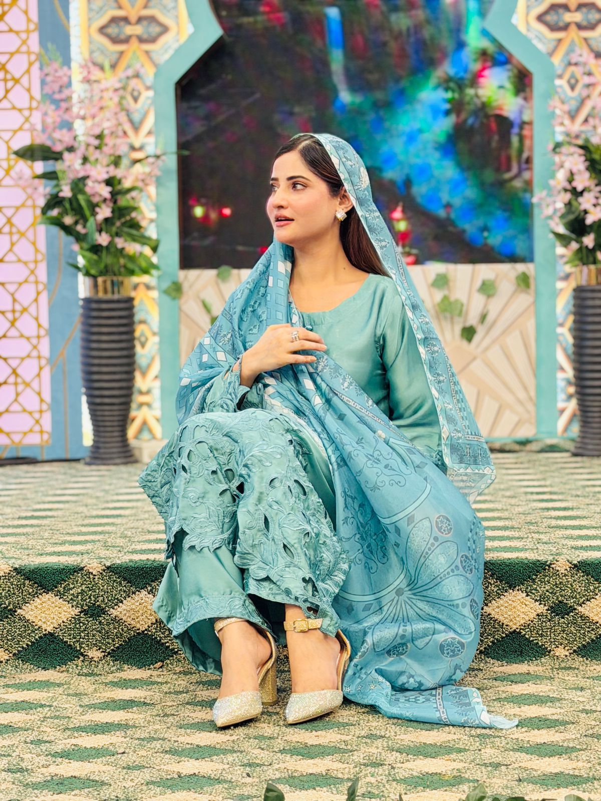 Noor Silk Aqua
