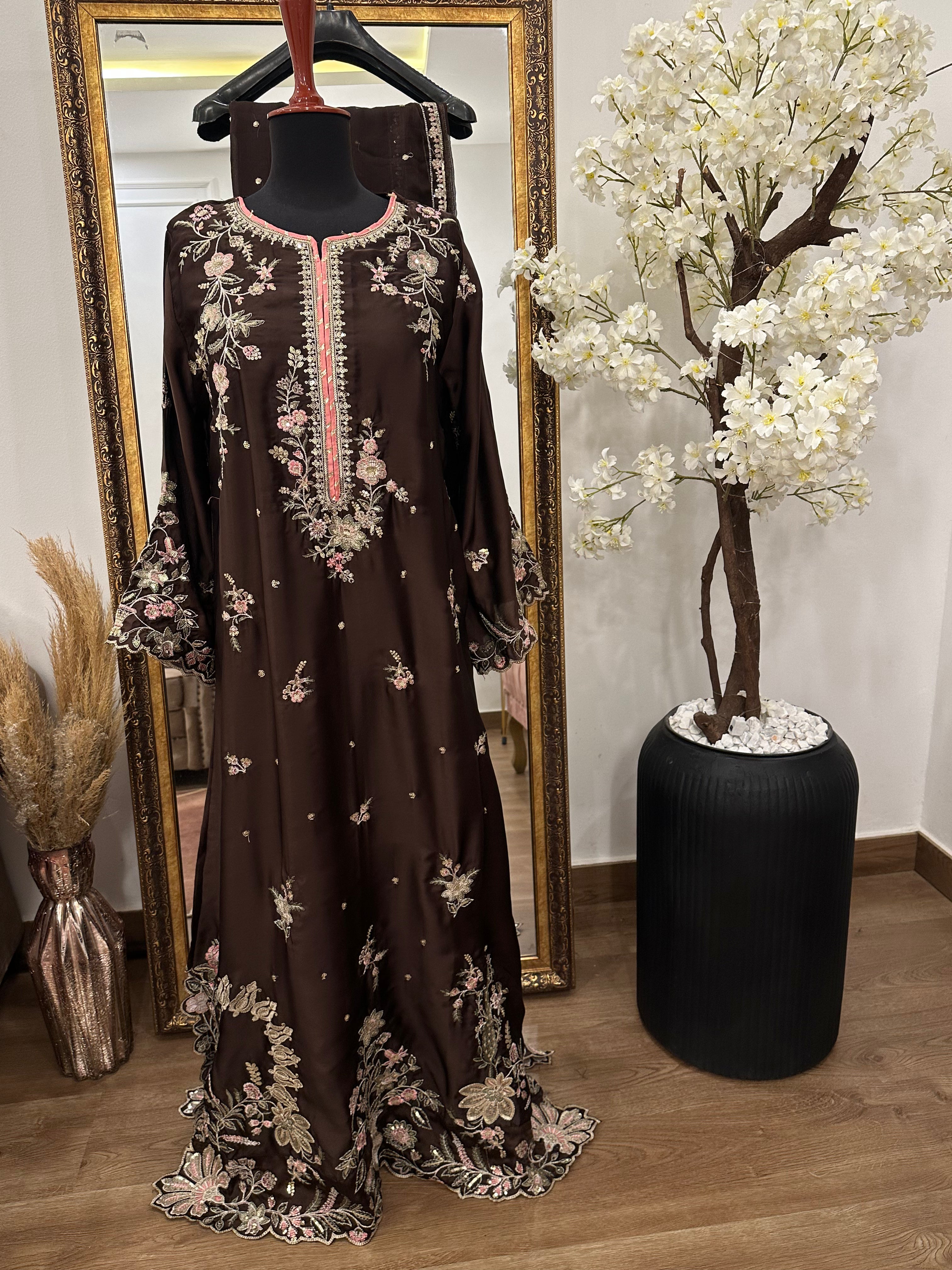 Virsa Kaftan Brown