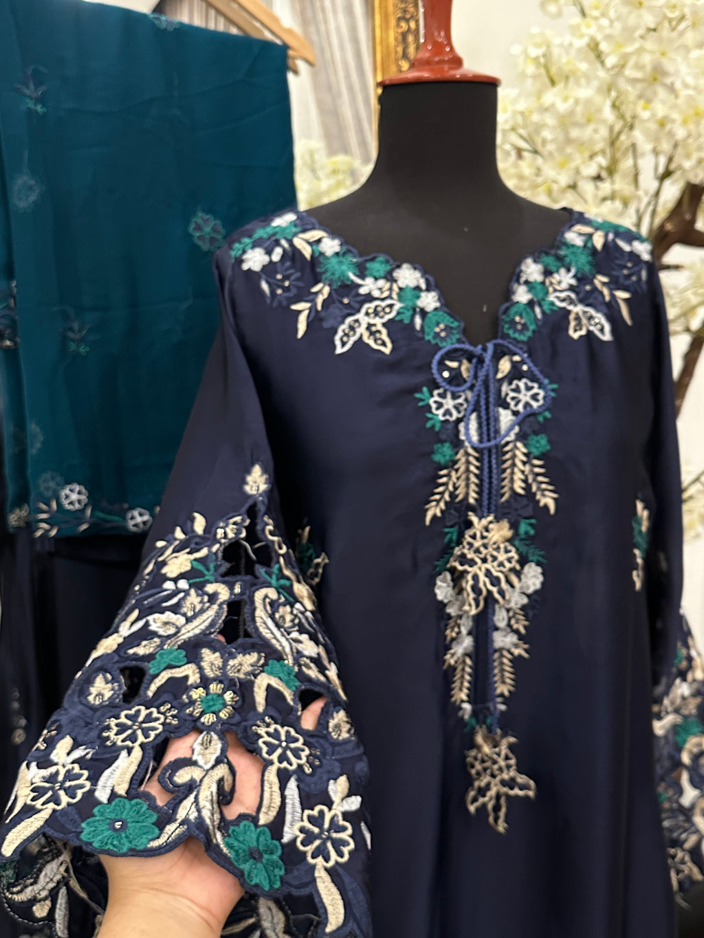 Ruby kaftan Navy Blue