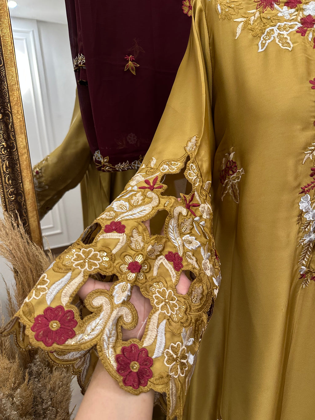 Ruby kaftan Mustard