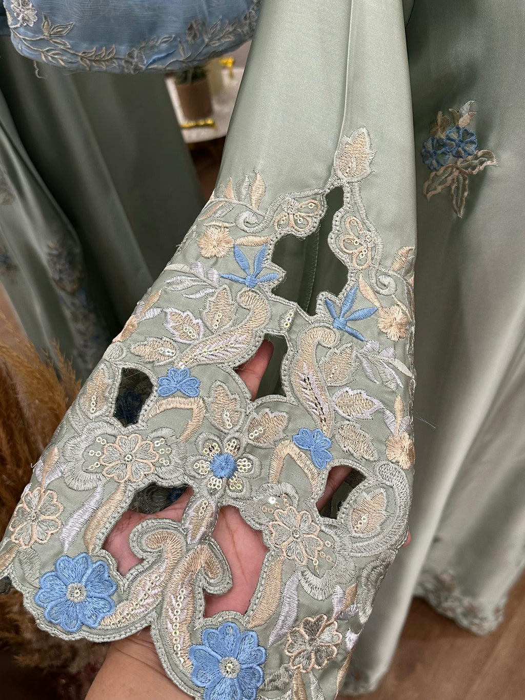 Ruby kaftan Mint Green