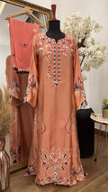Zaryab kaftan Peach
